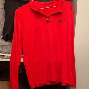 Red Nike dri fit